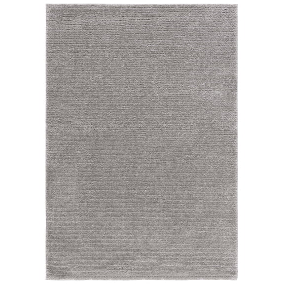 SAFAVIEH Tahoe Candyce Solid Shag Area Rug, Grey, 4' x 6'