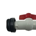 thumbnail image 6 of figatia Rain Barrel Spigot Kit 2" Thread Drum Equipment Hardware PVC Bulkhead with Gasket Replace Parts Water Tank Faucet Drum Spigot, 6 of 7