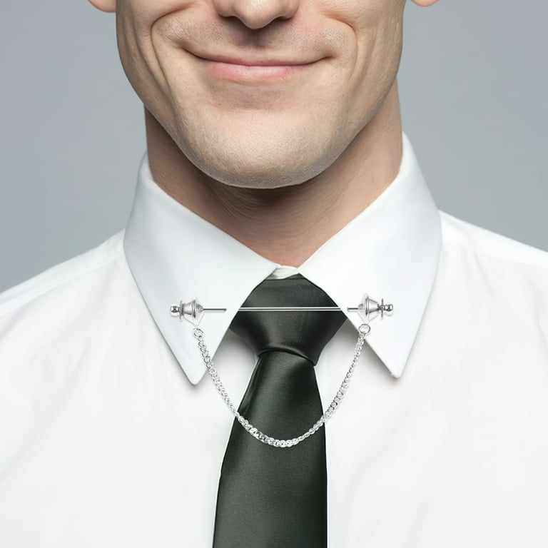 Worgeous Shirt Collar Pin Tie Pin Men Necktie Pin Decorative