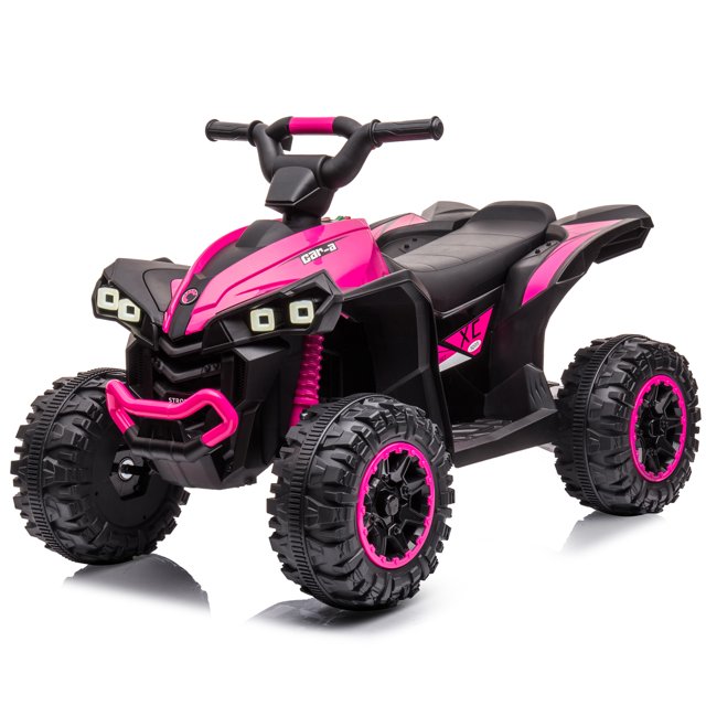 VOLTZ TOYS 12V ATV Off-Road Ride On Car Toy for Kids with Realistic Lights and MP3 Player