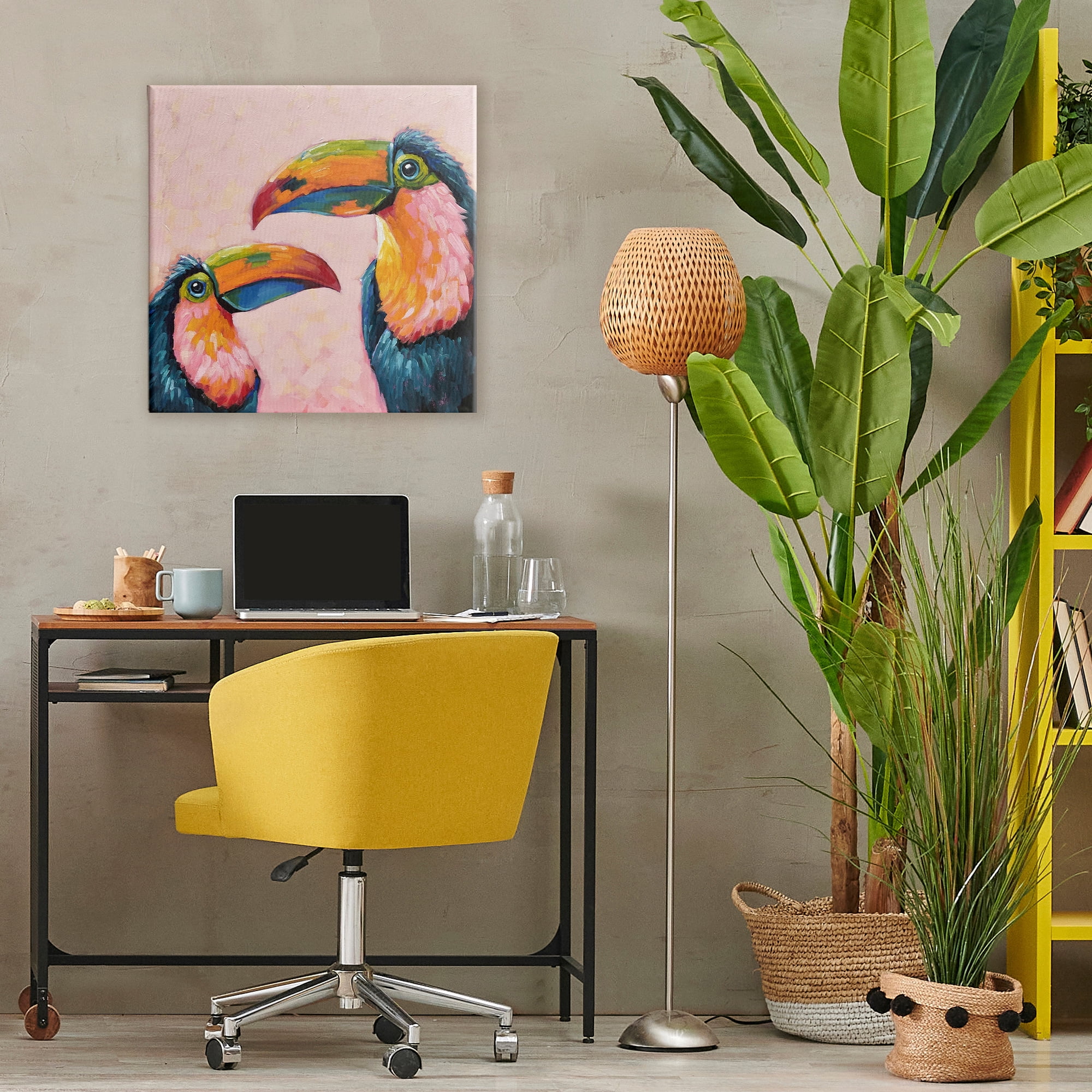 Stupell Industries Tropical Toucan Paradise Canvas Wall Art, design by Lucia Stewart