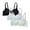 black,white,light green, variant on CHAOYUNYI 3/5 Pack Lightly Padded Bras for Girls,Teens and Petite Women,Solids Training Bras Adjustable Strap Youth Sports Bras