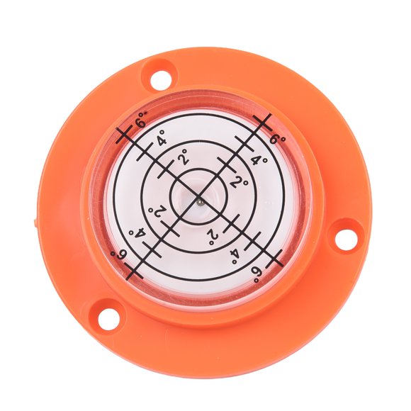 50 X 12Mm for Spirit Level Bubble Black Angle Clear Mini Round Leveller for Bullseye Orange Shell White Water