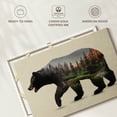 thumbnail image 6 of Elephant Stock The North American Black Bear Wall Art - Horizontal Canvas Wall Art - Living Room Wall Decor - Animal Canvas - Blue And Green Decor By Davies Babies - 12" x 8", 6 of 8