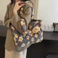 thumbnail image 4 of Y2K Bolso Mano Peludo Hombro Esponjoso Gran Capacidad Mujeres, 4 of 9