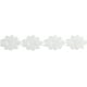 Garniture Florale Crochetée 1-1/8"X10yd-White – image 1 sur 1