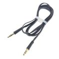 thumbnail image 4 of 3.5mm Aux Cable for LG K51, Q70 Phones - Adapter Car Stereo Aux-in Audio Cord Speaker Jack Wire Flat Black, 4 of 4