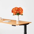 thumbnail image 6 of Hydrangea Floral Arrangement, Artificial Silk Flower Stem with Natural-Looking Leaves, 23.62 Inch Orange Faux Hydrangea for Vase Decor, 6 of 6