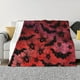thumbnail image 1 of Fotbe Bats And Spiders Manta de Franela con Estampado, Manta Ultrasuave para Cama, Sofá, Auto, Hipoalergénica y Antibolitas-40"x30", 1 of 6