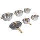 thumbnail image 1 of Juego De Utensilios De Cocina De Sartén De Acero Inoxidable, Juego De Olas De Cocina Con Manijas De Oro, Multifuncional Para Cocinar Caseros, 1 of 7