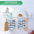 thumbnail image 4 of Yayeee Pot Holders Kitchen Heat Resistant with Pocket 7"x9.8" Cotton Oven Cooking Hot Pads, Blue Sailboats, 4 of 7