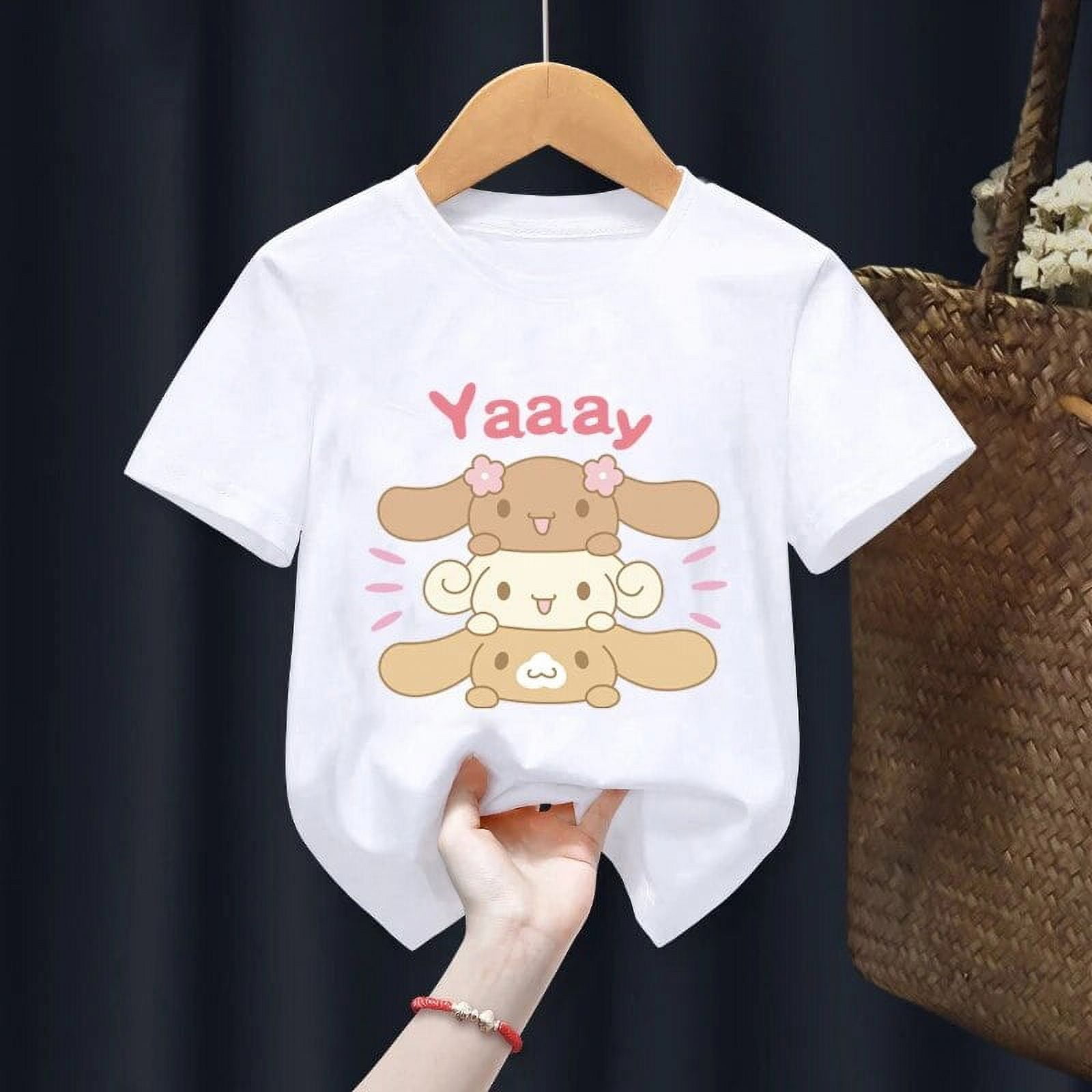Cinnamoroll Children T-Shirt Kawaii T Shirt Sanrio Anime