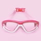 thumbnail image 1 of Gafas de natación para niños, gafas de natación antivaho impermeables para niños y niñas, equipo de natación para niñas con montura grande, gorro de natación, gafas de natación, 1 of 4