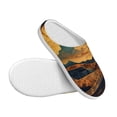 thumbnail image 3 of Easygdp Sunset Desert Journey Slippers for Women Mens Winter Warm Home Slippers Plush Slip on House Slippers for Indoor Outdoor Shoes-8, 3 of 7