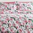thumbnail image 4 of Betsey Johnson Blooming Roses Pink Full/Queen Duvet Cover Set, 4 of 12