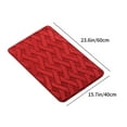 thumbnail image 3 of Fiudx Felpudo de Baño, Microfibra Suave y Absorbente, Base Antideslizante para Mayor Seguridad, Lavable a Máquina para Un Cuidado Fácil, Versátil para Baño, Tocador y Habitación de Invitados, Tamaño, 3 of 6
