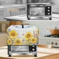 thumbnail image 5 of FOR U DESIGNS Butterfly Lavender Sunflower Print Microwave Oven Cover Dust-Proof Microwave Oven Grill Covers Protector with Top Handle, Foldable Small Appliance Covers in Home and Office-S, 5 of 8