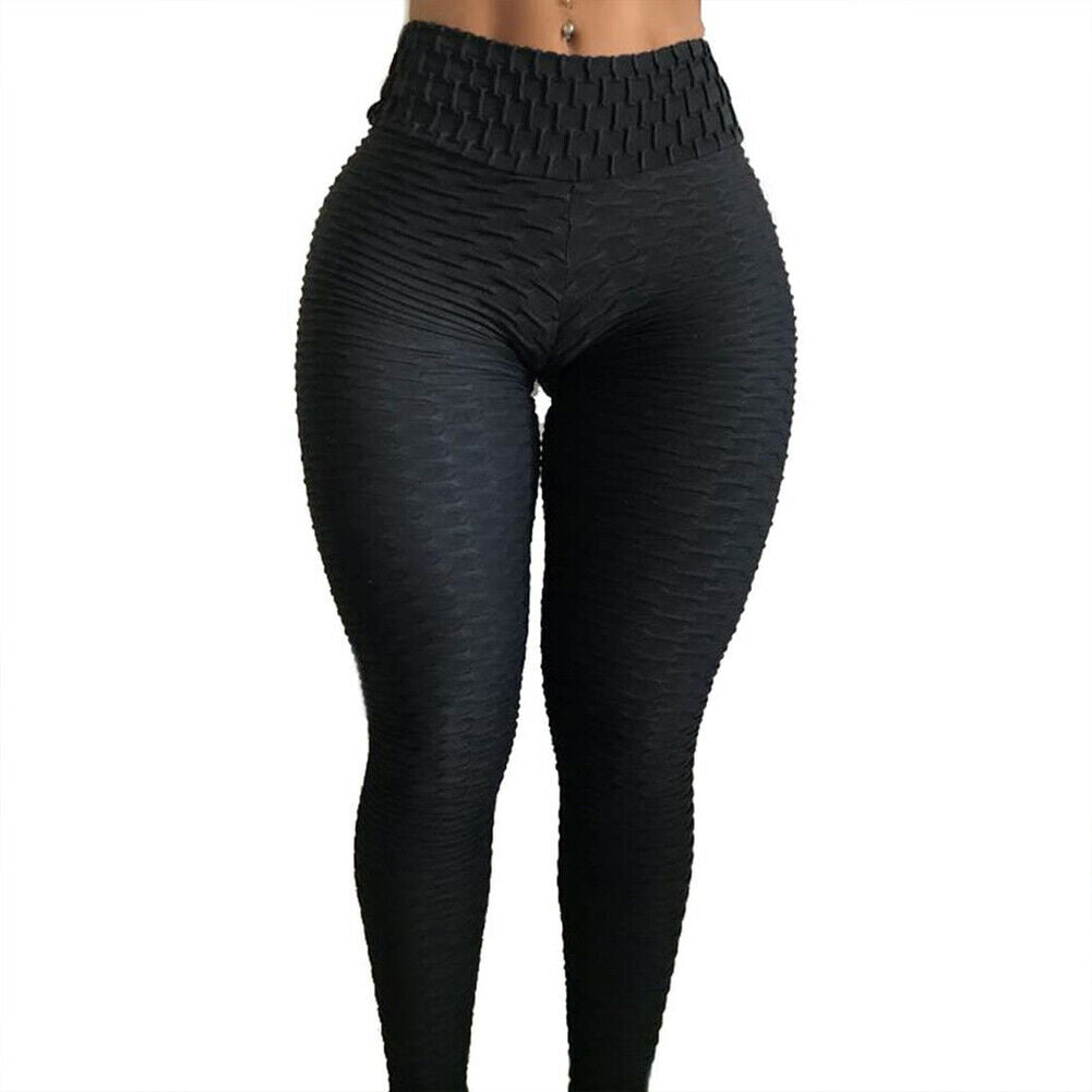 Women Yoga Gym Anti Cellulite Compression Leggings Butt Lift Elastic Sport Pants