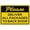 Warning Sign 2, variant on Please Deliver All Packages To Back Door Sign 8"x12", Aluminum Tin Warning Signs for Home Outdoor Garden, Durable Delivery Sign for Residence