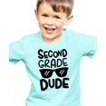 thumbnail image 3 of Olive Loves Apple 2nd Grade Dude First Day of School Gift Back to School T-Shirt Boys Back to School Chill Shirt Youth Medium, 3 of 5