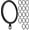 Black, variant on 14-Pack Metal Flat Curtain Rings with Eyelets, 2-Inch Inner Diameter, Fits Up to 1.5-Inch Curtain Rods, Black