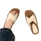 thumbnail image 1 of Zapatos Verano Slip On Slides Correa Cruzada Punta Abierta Casual para Mujer Dressy Summer, 1 of 8