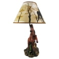 thumbnail image 2 of Etalons Lampe De Table Cheval D'Élevage Avec Abat-Jour, 2 of 5