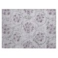 thumbnail image 2 of Addison Rugs Chantille Indoor/Outdoor Traditional Floral Lavender Washable Rectangle Rug, 1'8" x 2'6", 2 of 6