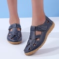 thumbnail image 2 of HBGVBA Womens Beach Sandals Soft Sole Hollow Out Casual Stylish Comfortable Flat Sole Versatile Outdoor Shoes 42, 2 of 4