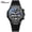 Tape - all black, variant on Multifunctional men's watch with three sub-dials, six hands, calendar, moon phase, chronograph, octagonal quartz watch with steel strap and rubber strap, business men's wristwatch