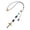 A, variant on Cross Car Hanging Ornament,Cross Crystal for Rear View Mirror,Personalized CrossBlessing Beads Pendant Ornament,Cute Blessing Vehicle Interior Pendant Present for Women,DriveSafe Gift for Drivers