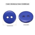 thumbnail image 2 of Uxcell 10Pcs Sewing Button 1/2"(12.5mm) 2 Holes Resin Round Craft Replacement Buttons, Dark Blue, 2 of 5