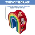thumbnail image 4 of Delta Children Rainbow Bookcase – Greenguard Gold Certified, Multi, 4 of 10