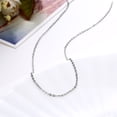 thumbnail image 2 of MasteelfCA 18K White Gold Round Cable Chain Diamond Pendant Necklace, 2 of 7