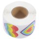 thumbnail image 1 of Rainbow Heart Sticker Roll Self Adhesive Craft Stickers for DIY, Envelope Sealing, Weddings, Valentine's Day and More Decorations, 1 of 5