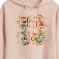thumbnail image 3 of SpongeBob SquarePants - Tiki Squares - Juniors Cropped Pullover Hoodie, 3 of 6