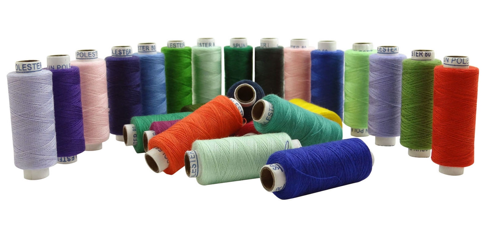 Blue Cotton Sewing Quilting Machine Thread Filament Spool 300 mtr