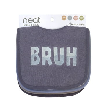 Neat Solutions Infant Boy Attitude Saying 4 Pack Bib