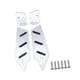 thumbnail image 5 of Almohadilla de placa para estriberas de motocicleta de aluminio izquierda y derecha para BMW C400x 2018-2025 Simple Plateado, 5 of 9