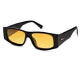 thumbnail image 1 of Gafas de sol SOJOS Trendy Y2K Rectangulares Polarizadas SJ2228 Negro/Amarillo, 1 of 5