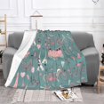 thumbnail image 2 of Paris Eiffel Tower Fleece Flannel Throw Blanket Soft Warm Blanket For Couch, 2 of 9