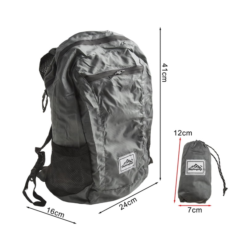 Lylong 18L Ultralight Foldable Backpack Waterproof Nylon Packable Travel  Hiking Cycling Bag 24X16X41Cm Lightweight Outdoor Travel Bag - Walmart.com