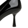 thumbnail image 4 of Women Pointed Toe Stiletto High Heels 6.5CM Bow Patent Leather Sexy Pumps Wedding Evening Party, 4 of 6