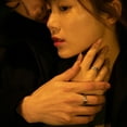 thumbnail image 2 of Simple Angel Demon Wing Couple Ring Set Ins Lovers Retro Creative Jewelry, 2 of 14