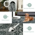thumbnail image 7 of Washable Area Rugs for Living Room 9x12 Neutral Vintage Distressed Floral Boho Soft Floor Rug Indoor Non Slip Carpet for Bedroom Green, 7 of 7