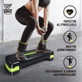 thumbnail image 6 of WF Athletic Supply Fitness Aerobic Step, Adjustable from 4” to 6”, Exercise Stepper with Risers for Home Gym Cardio Strength Training, 6 of 7