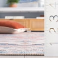 thumbnail image 4 of SAFAVIEH Arizona Tegan Oriental Polyester Machine Washable Runner Rug, Beige/Light Blue, 2'6" x 8', 4 of 10