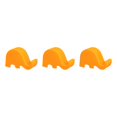 thumbnail image 4 of Ruiboury Universal Home Phone Mini Holder Apartment Desktop Smartphone Stand Portable Support Cellphone Accessory Orange 3Set, 4 of 6