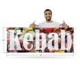 thumbnail image 2 of Kebab Banner Sign 24 Inch x 72 Inch | 13 oz Vinyl with Metal Grommets | Heavy-Duty Single-Sided Outdoor Durable Printed High-Quality Weatherproof | Made in the USA, 2 of 6