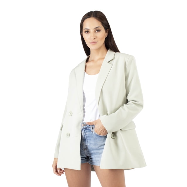 Blazer amplio cruzado AMAD Casual para mujer Talla L